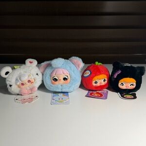 MunMun, Meya, Yaya, Plush Pendants Bundle